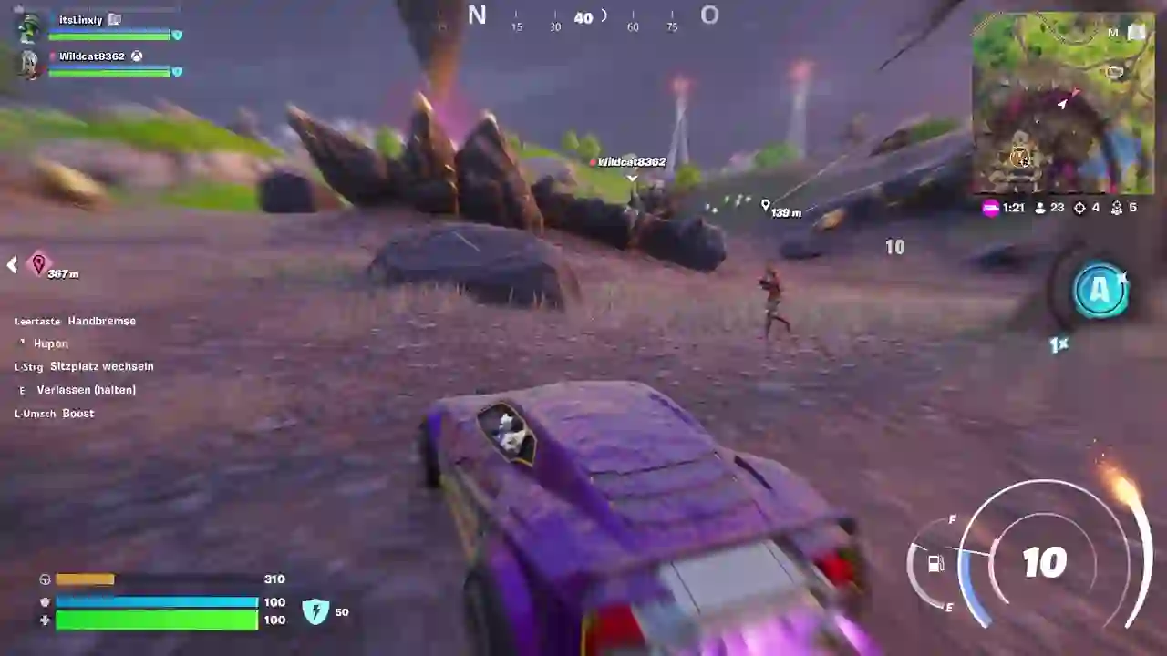 Fallout Aim auf Droge